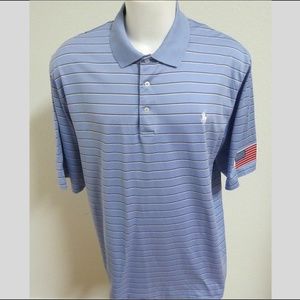 2XL Blue Usa Ralph Lauren Mens Cotton #EE Polo